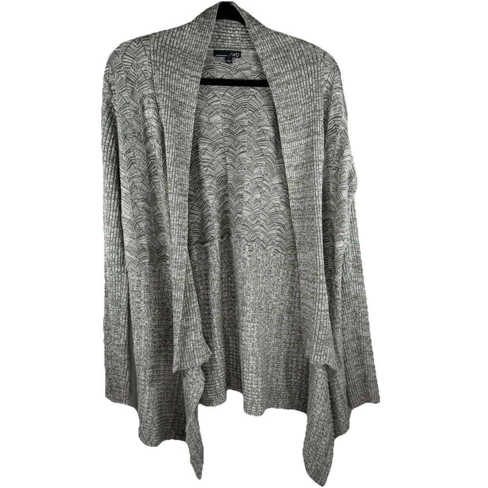 RXB Open‎ Drape Green Large Cardigan Sweater 100% Cotton